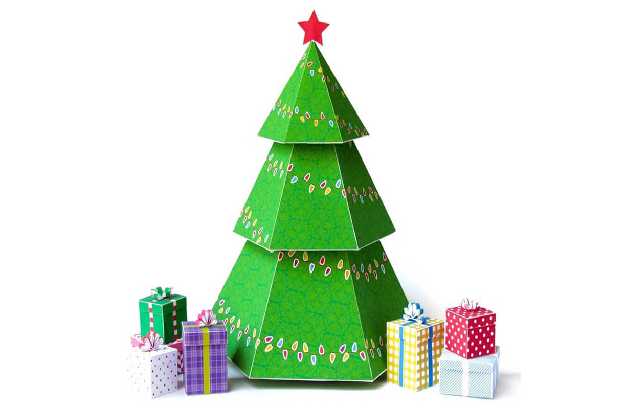 Christmas Tree Shaped Holiday Design Box at Wholesale Price in the USA