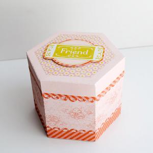 Custom Printed Octagon Cut Pastry Box