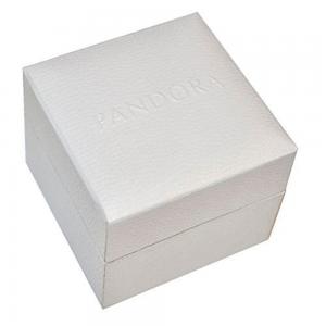 Custom Printed White Necklace Lid-Off Box with Pillow