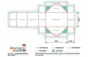 4 Corner Display Box