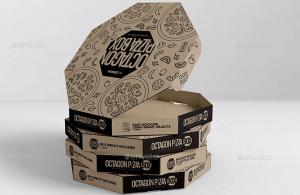 Custom designed Octagon Cut Pastry Box