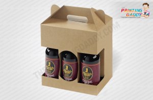 6 Bottles Packs Beer Carrier Boxes The Printing Daddy