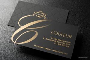 Custom pearl business cards