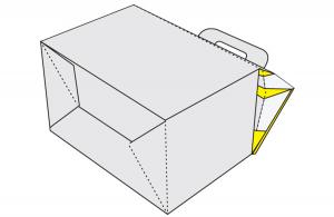 Custom Printed Full Flap Auto Bottom