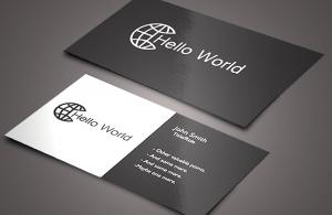 Custom glossy business cards