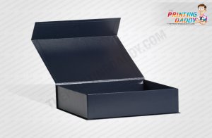 Black Book Style Box with Gold Logo The Printing Daddy