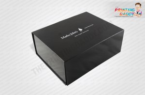 Black & White Printed Slotted Box The Printing Daddy