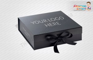 Black & White Printed Slotted Box The Printing Daddy