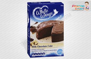 Blue Logo Cheesecake Box