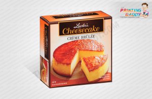 Custom Blue Logo Cheesecake Box
