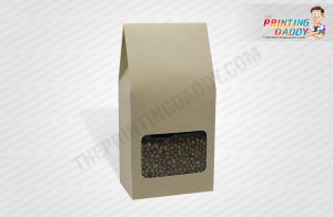 Custom Box Bottom Kraft Bags