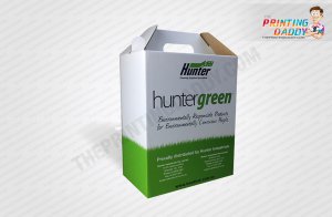 Custom Printed Brown Takeout Gable Boxes
