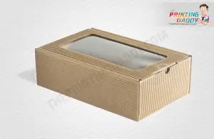 Wholesale Custom Cardboard Box With Window LID