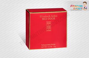 Collapsible Red Body Powder Box The Printing Daddy