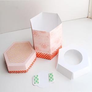 Custom Octagon Cut Pastry Box