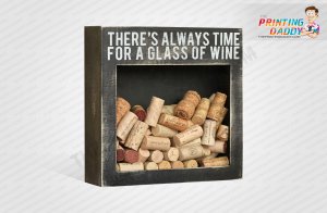 Flip Top Black Wine Box with Insert The Printing Daddy