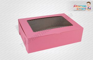 Flip Top Cake Boxes with Window The Printing Daddy