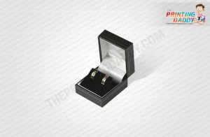 Hinged Black with Gold Logo Box The Printing Daddy