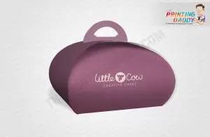 Kraft Cake Boxes with Handle The Printing Daddy