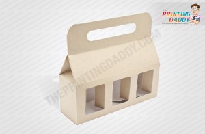 Kraft Hanger Boxes with PET Window The Printing Daddy