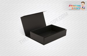 Magnetic Black & White Box with Inside Print The Printing Daddy