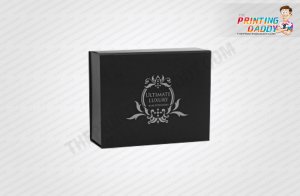 Magnetic Black & White Box with Inside Print The Printing Daddy