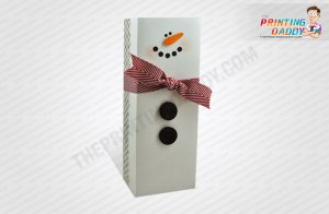 Maroon Holiday Snowman Box The Printing Daddy