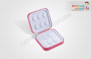 Pink Lash Box with Silver Foil & Sleeve The Printing Daddy
