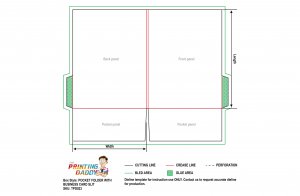 Pocket Folder With Business Card Slit The Printing Daddy