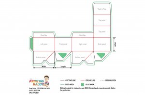 Pop Display Box Auto Bottom The Printing Daddy