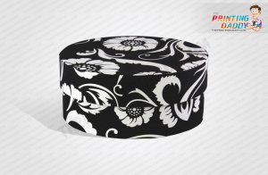 Round Shaped Black Flower Box The Printing Daddy