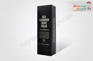 Round Shaped Black Shaving Cream Box The Printing Daddy