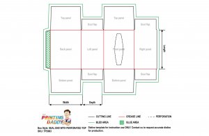 Seal End With Perforated Top The Printing Daddy