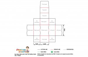 Side Lock Tuck Top Display Box