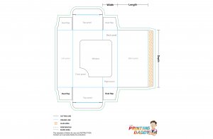 Straight Tuck With Customizable Window The Printing Daddy