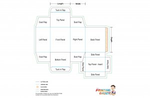 Straight Tuck With Rise Up Insert The Printing Daddy