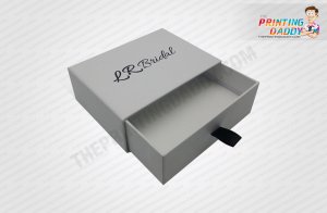 White Phone Drawer Style Box with Insert The Printing Daddy