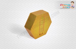 Wooden Hexagon 2-Piece Box The Printing Daddy