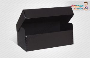 Yellow Hinged Box with Sleeve The Printing Daddy