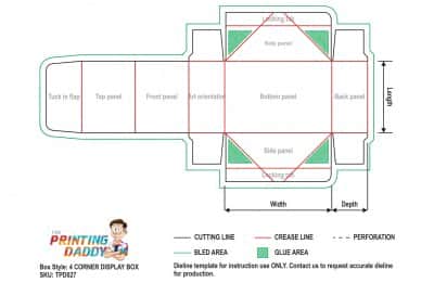 4 Corner Display Box