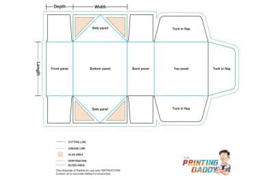 4 Corner Tray Tuck Top