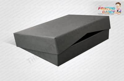 Black Hinged Box with Green Logo The Printing Daddy