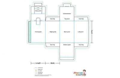 Box With Hanging and Locking Tabs The Printing Daddy