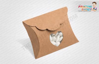 Brown Pillow with Window The Printing Daddy