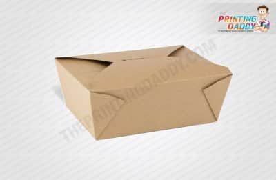 Brown Takeout Box The Printing Daddy