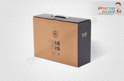 Custom Boxes with Plastic Handle The Printing Daddy