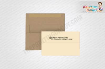 Custom Invitation Envelop With Insert The Printing Daddy