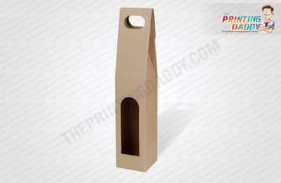 Kraft Hanger Boxes with PET Window The Printing Daddy