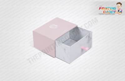 Pink Drawer Style Box with Blister Insert The Printing Daddy