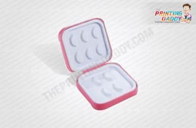 Pink Lash Box with Silver Foil & Sleeve The Printing Daddy